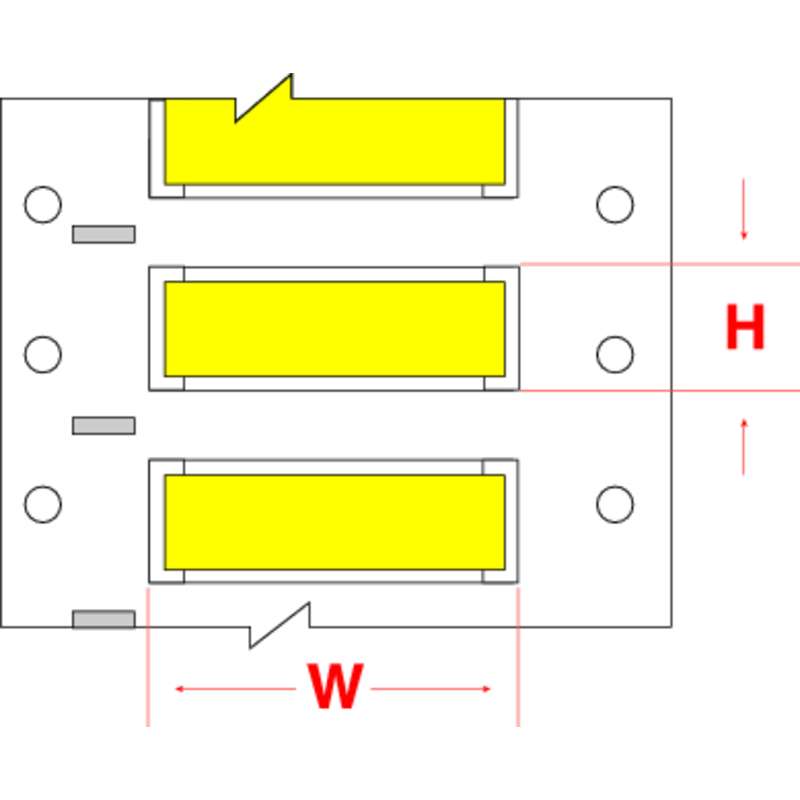 2.000 IN W x 0.645 IN H (50.80 MM W x 16.40 MM H)